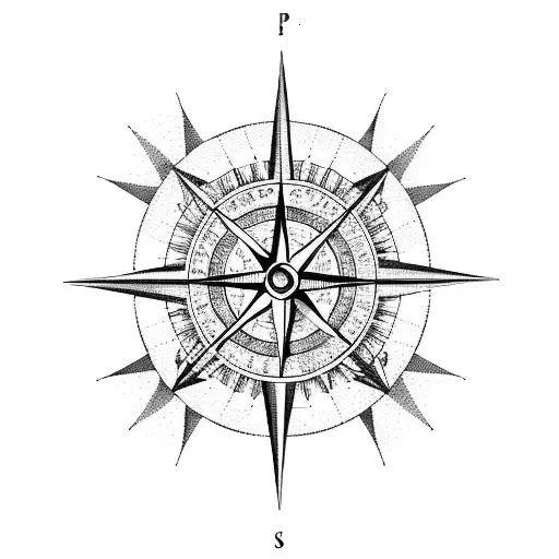 Compass Lion Ship