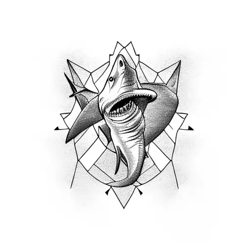 Hammerhead Shark Outline