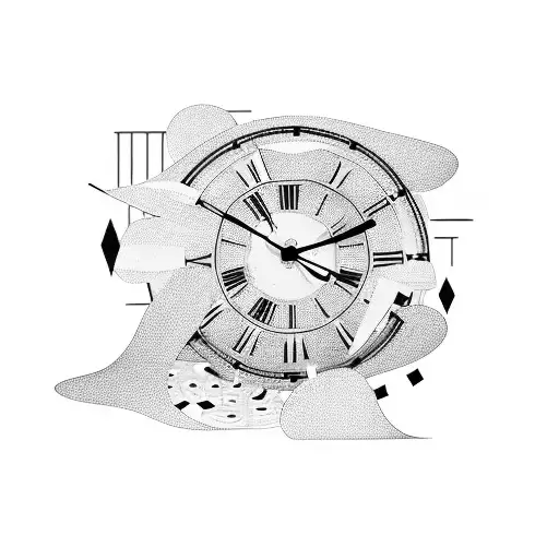 Broken Clock Numbers Fly Away