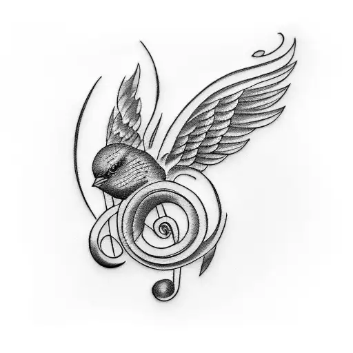 Bird And Treble Clef
