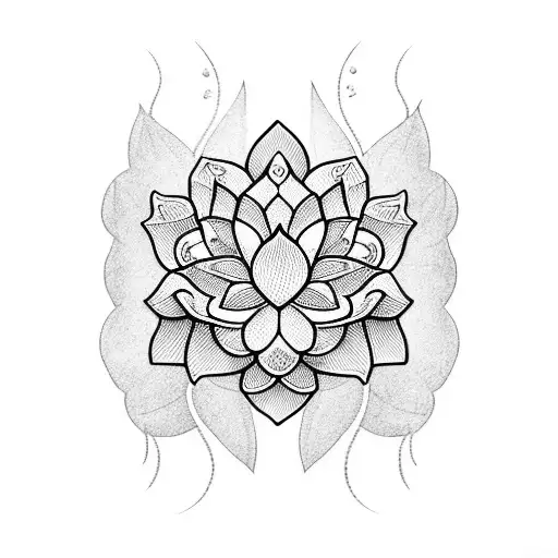 Sword With Lotus Flowers And Butterflies