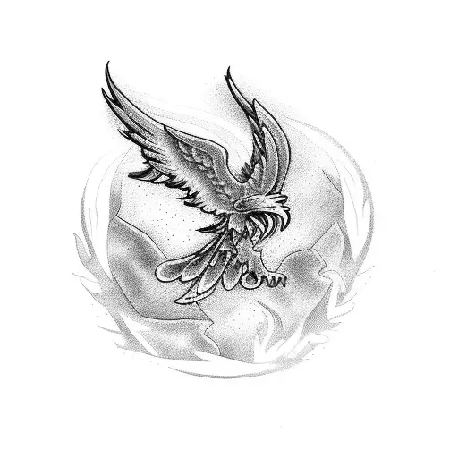 Create A Tattoo Inspired By The Army And The Phoenix