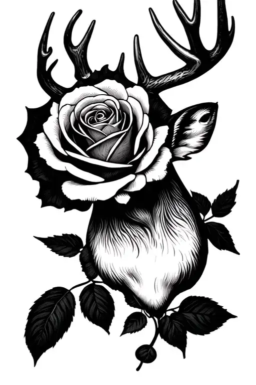 Hannibal Deer Rose Fork