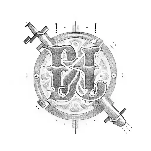 Stilysed Tatto With The Word Familly Spelled In Morse Code