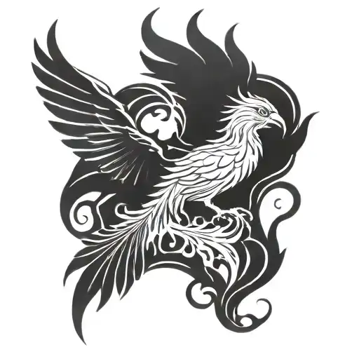 Phoenix Rising From The Ashes