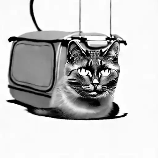 A Cat In A Cat Carrier