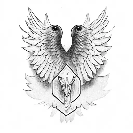 Bird With Angel Wings