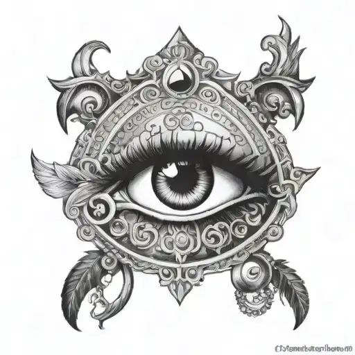 Hungarian Gypsy Pirate Queen Eye Symbol Integrated