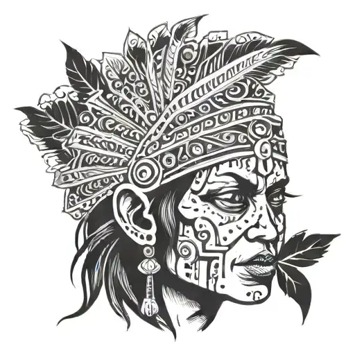 Zombi Indian Face Child