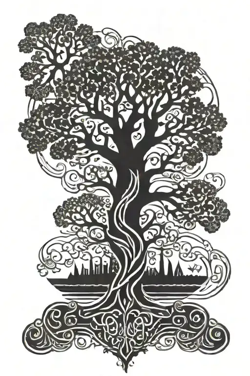 Viking Style Tree Of Life