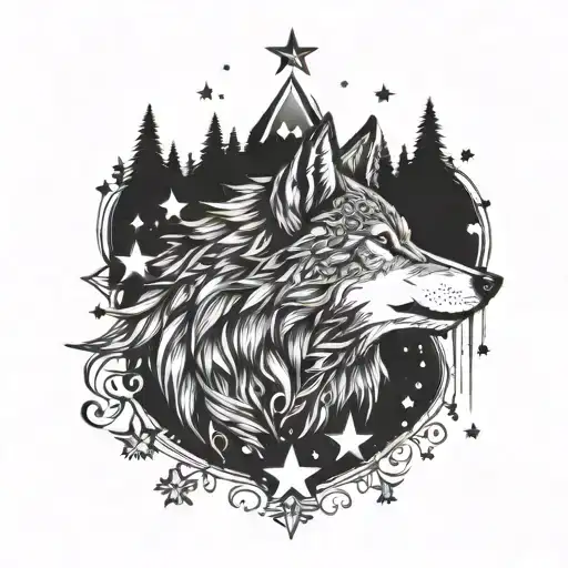 Wolf And Stars