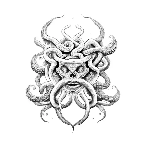 La Medusa Con Serpiente