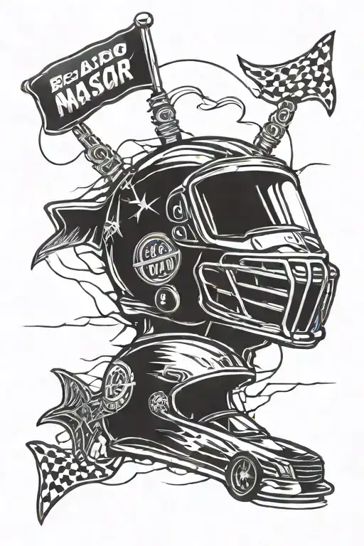 Dead Relative Who Loved Nascar No Background