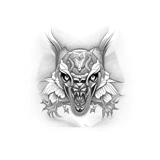 Morphing Animal Tattoo