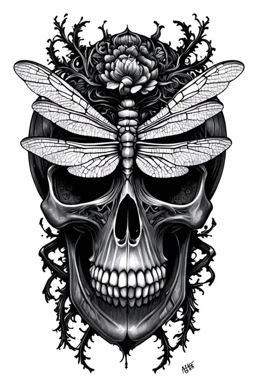 Dragonfly Skull