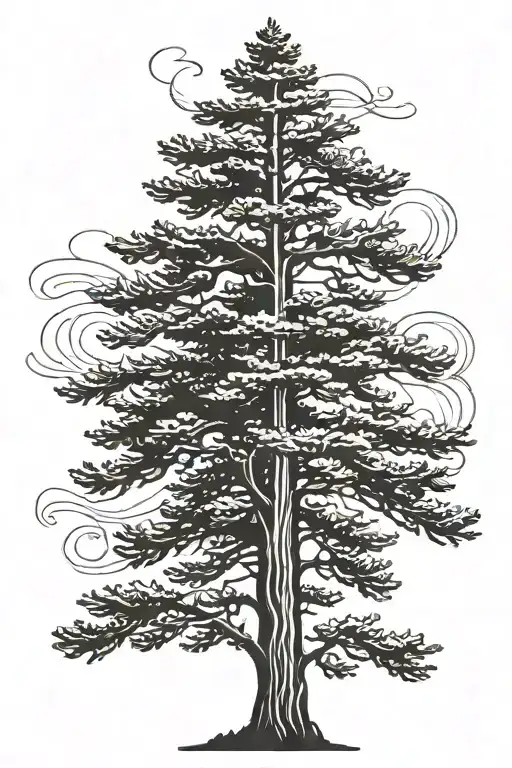 Pine Tree Silhouette