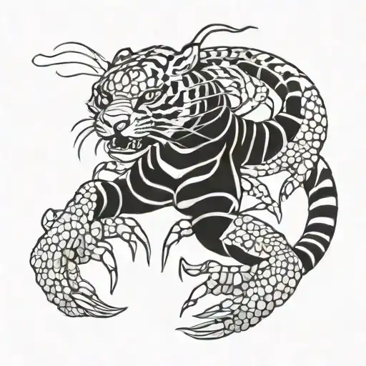 Scorpion With Tiger