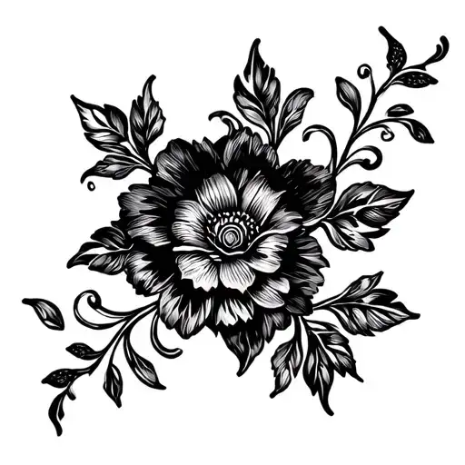 Flower Vine Filigree