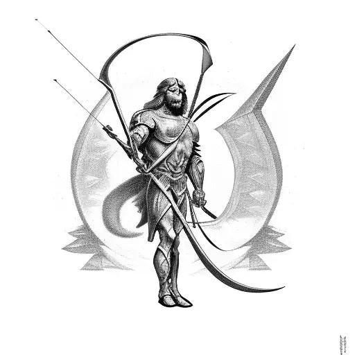 Centaur With Bow And Arrow