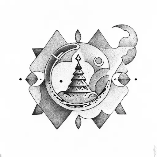 A Philosophical Quote Surrounded By Celestial Bodies