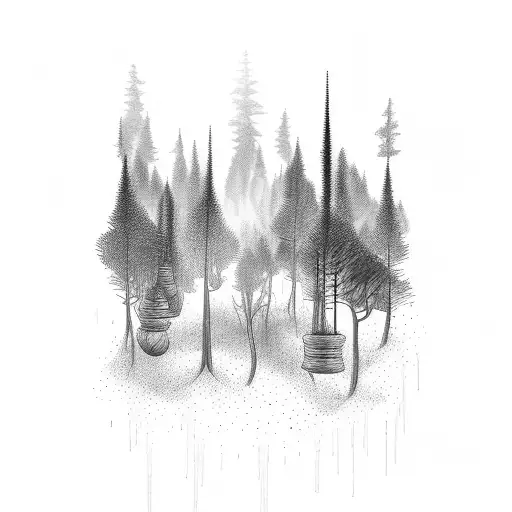 Forest With Hanging Bodies