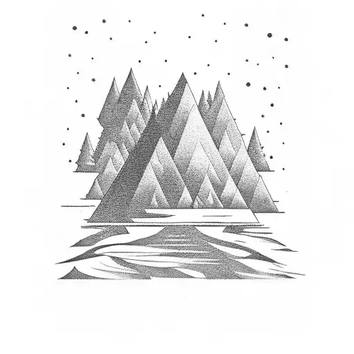 Forest Scenery In The Form Of A Wrist Band