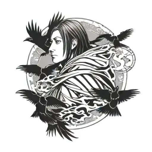 Itachi With Crows
