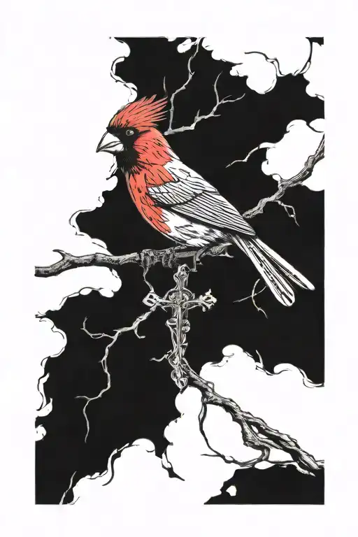 Cardinal With Cross