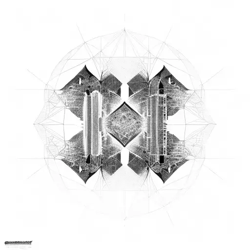 A Futuristic Skyline Of Dubai With Circuit Board Patterns In The Background