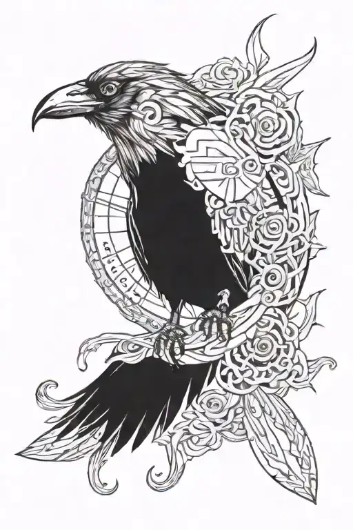 A Crow With The Eye Of Shizui Uchiha