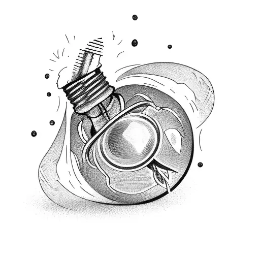 Broken Bulb With Sturdast