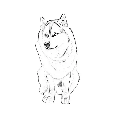 A Husky Dog