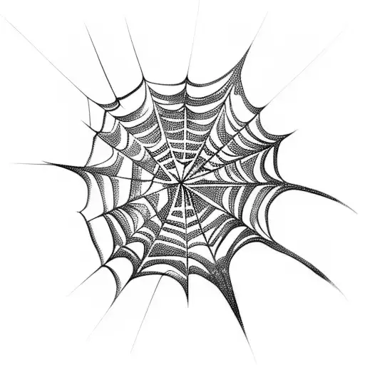 Spider Web With Stars