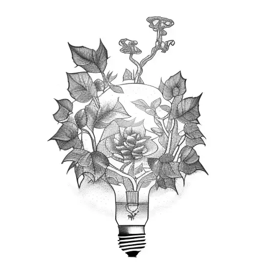 Broken Lightbulb Ivy Plant