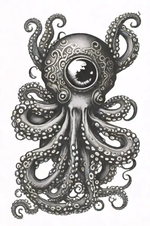 Octopus And Magical Eye