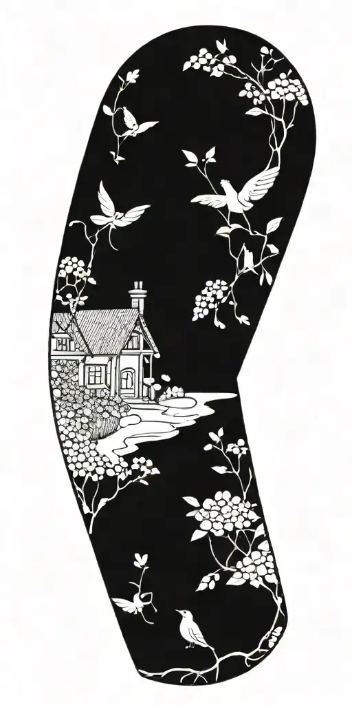 Secret Garden With Landscape