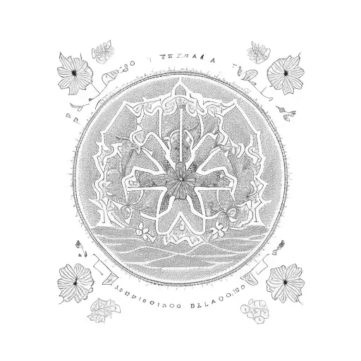 A Map Of Texas Filled With Intricate Floral Patterns And Plants Representing Different Regions