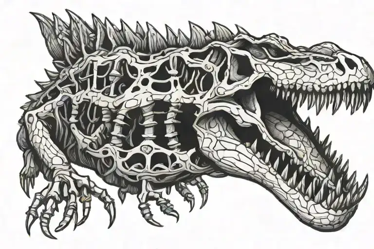 Crocodile Skeleton Inside