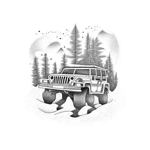 Woods Mountain Jeep Ufo Bigfoot