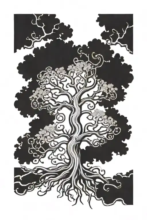 Tree Of Lif And Curly Boy