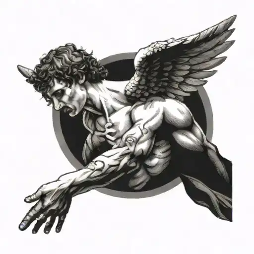 Man Reaches Out To Angel