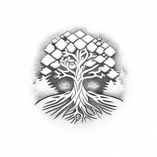 Tree Of Life With 13 As Stump