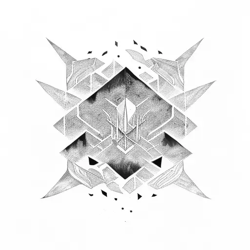 A Blackout Sleeve Of Organic And Pointy Endings