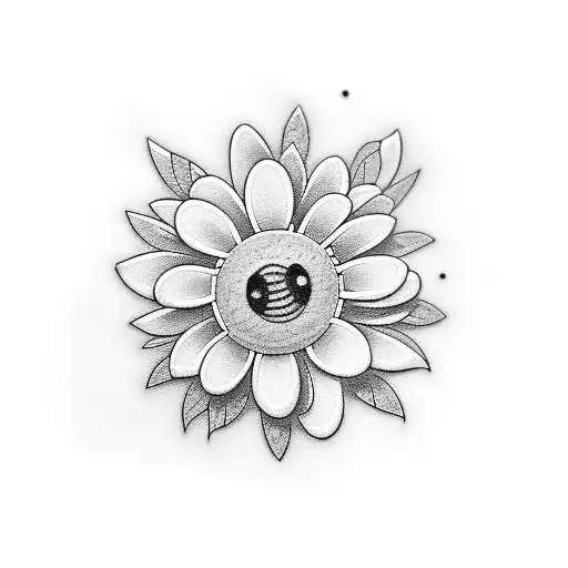 Daisy With Smiley Face