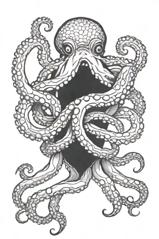 Octopus Holding Forearm