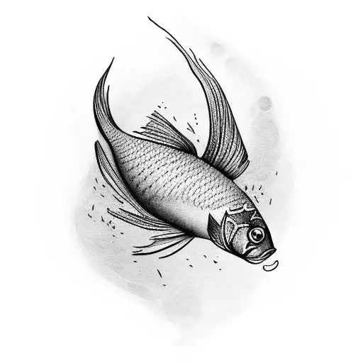 Fish Mixed With A Bird