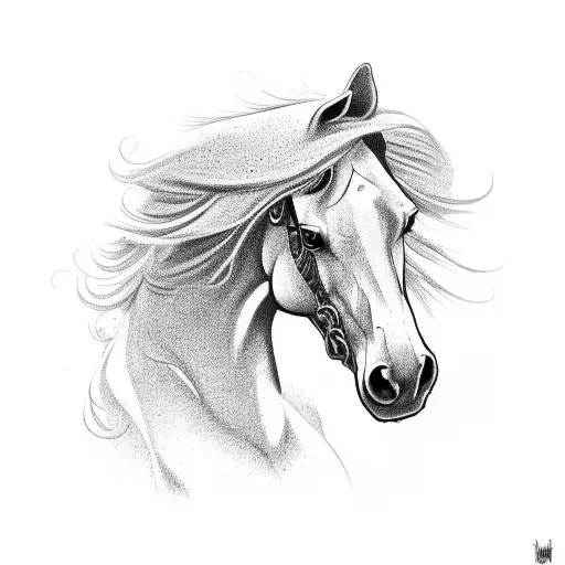 A Majestic Horse Galloping Through A Camera Lens