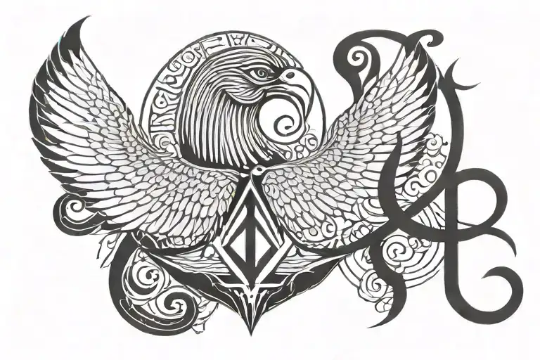 Maat Egyption God Symbol In Alchemy