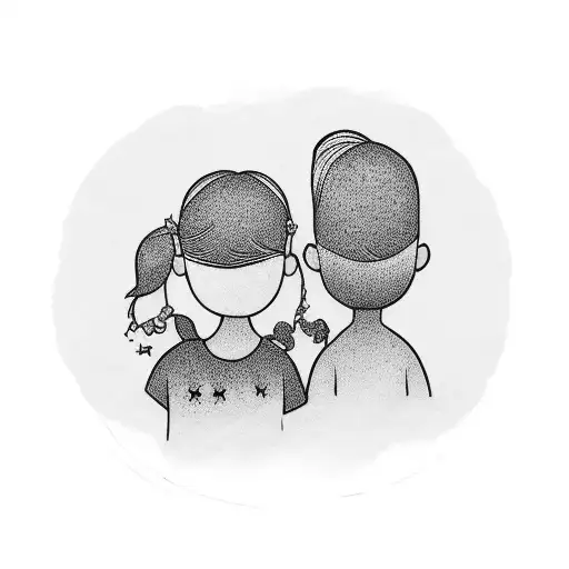 Mother And Son Holding Hands