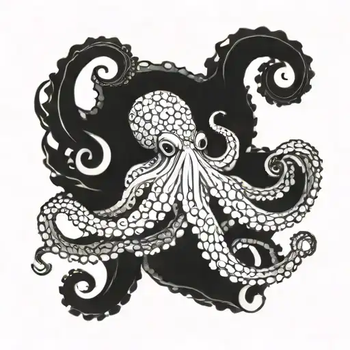 Octopus With Trident